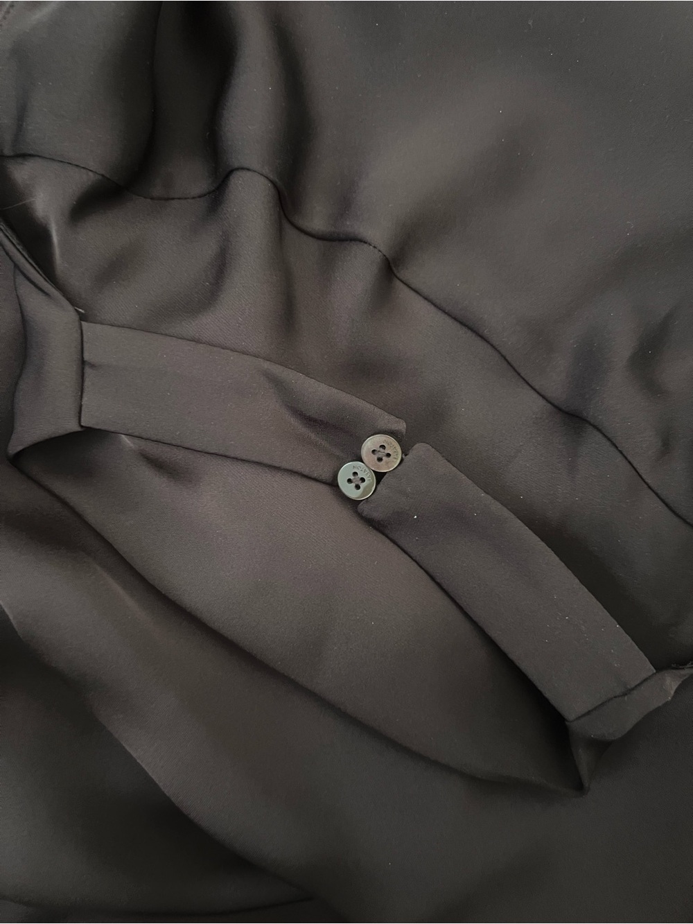 Babaton Backless Brown Satin Halter Dress - Picture 2 of 4